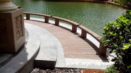 陽江恒大房地產環(huán)形木塑扶手